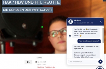 Neuzugang auf der Schulhomepage: Info-Ingo unterstützt ab sofort online